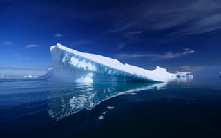 Картинка море, пейзаж, айсберг, океан