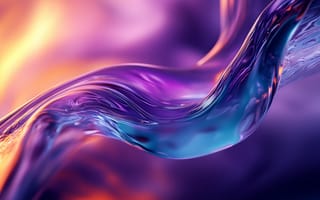 Картинка Purple, AI Art, Neon, Colored, Abstract