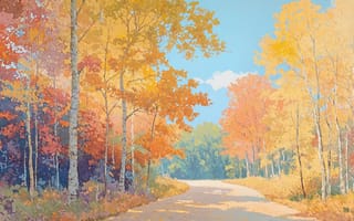 Картинка nature, autumn, decor, painting
