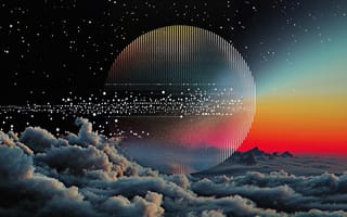 Картинка vintage, design, retrowave, geometric, aesth