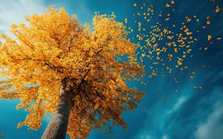 Картинка nature, autumn, tree, leaves
