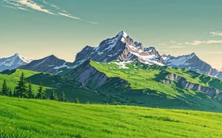 Картинка green, grass, weather, springtime, beautiful