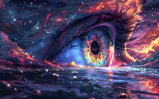 Картинка fantasy, eye, illustration