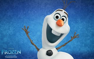 Обои Frozen, 2013, Walt Disney, Animation Studios, olaf, Холодное Сердце