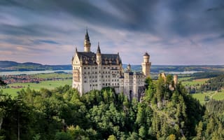 Картинка замок, Германия, Бавария, Neuschwanstein