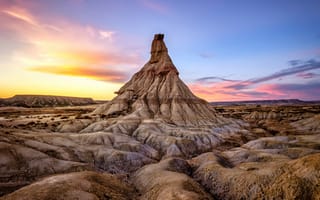 Картинка красота, Горизонт, Испания, Navarra, Castildetierra Bardenas, Spain, Наварра, простор