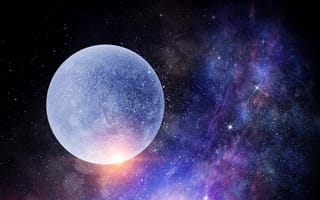 Картинка space, universe, moon, nature, moonlight, night, sky