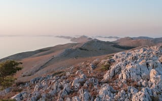 Картинка sea, island, sunrise, Kornati, Croatia