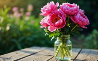 Картинка цветы, pink, пионы, peonies, flowers