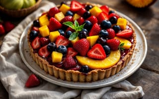 Картинка ягоды, торт, фрукты, fruits, dessert, berries, cake
