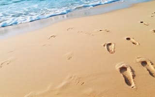 Картинка песок, море, beach, пляж, лето, summer, волны, берег