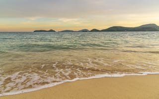Картинка песок, море, beach, sand, sea, лето, summer, пляж