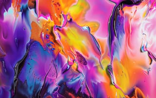Картинка Abstract, Digital art, Multicolor, Fluid art