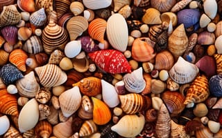 Картинка песок, пляж, texture, sand, ракушки, beach