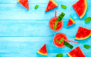 Картинка арбуз, сок, juice, watermelon, fresh, slice