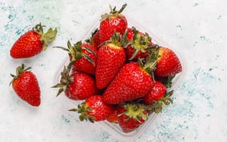 Картинка light, fresh, juicy, strawberries