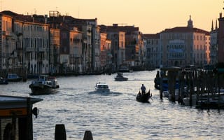 Картинка Венеция, Италия, гондола
