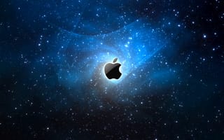 Картинка hi-tech, mac, apple, space