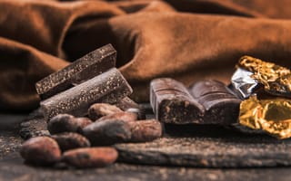 Картинка dark, chocolate, arrangement, dessert