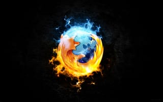 Картинка Веб-браузер, огненный лис, Mozilla Firefox