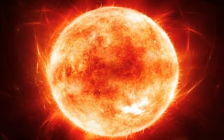 Картинка солнце, радиация, коронарные выбросы, температура, излучение, протуберанцы, свет