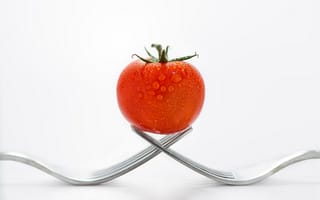 Картинка помидор, balance, вилки, томат