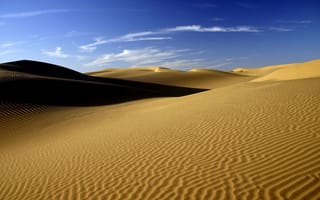 Обои Пустыня, песок, небо