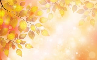 Картинка пузыри, bubbles, блески, twigs, autumn, leaves, веточка, осень, gloss, листья