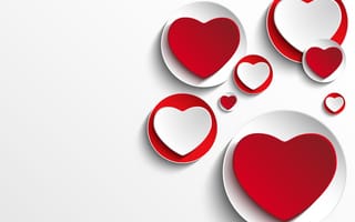 Картинка valentines, hearts, сердечки, design, romantic, любовь