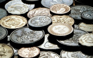 Картинка метал, юань, цент, деньги, рубль, мелочь, железо