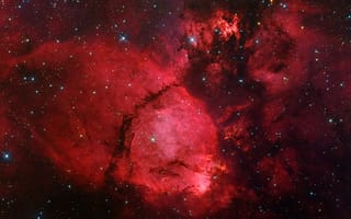 Картинка IC 1795, Cassiopeia, туманность, IC 1795 nebula, Кассиопея