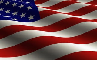 Обои флаг, U.S.A, звезды, США, полосы