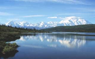 Картинка Alaska, Wonder Lake, National Park Denali