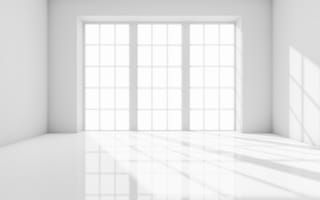 Картинка комната, окно, белая, интерьер, пустая