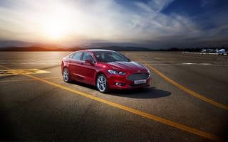 Картинка 2015, автомобиль, Ford, металлик, бордовый, Mondeo