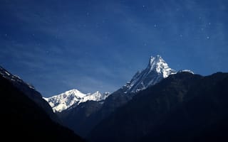 Картинка Горы, Гималаи, Мачапучаре, 6998 м, machhapuchhre