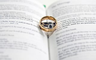 Обои макро, свадьба, кольца, Wedding Day