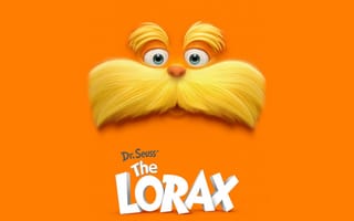 Картинка The Lorax, усы, мультфильм, лоракс