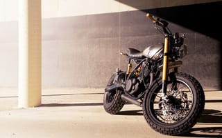 Картинка yamaha sr542, Cafe Racer, кастомайзинг, ямаха, custom, класс, кастом, мотоцикл, модель, Deus Ex Machina