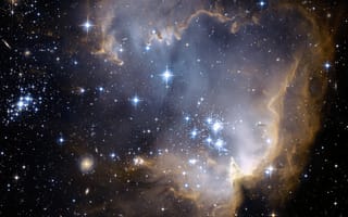 Картинка NGC 602, космос, туманность