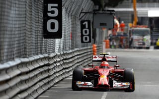 Картинка Ferrari, Formula 1, F14T, Monte Carlo, Kimi Raikkonen