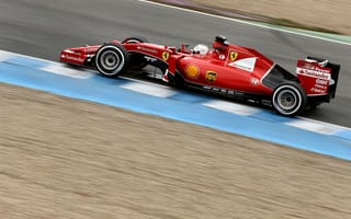 Картинка Ferrari, Formula 1, Tests, SF15T, Vettel