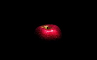 Картинка Red apple, Dark side