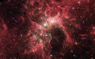 Картинка звезды, солнечный ветер, космос, наша галактика, скопление звезд Eta Carinae