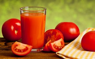 Обои салфетка, томатный сок, томаты, овощи, помидоры, красные, стакан
