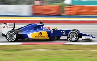 Картинка Профиль, Formula 1, Sauber C34, Felipe Nasr, Размытие