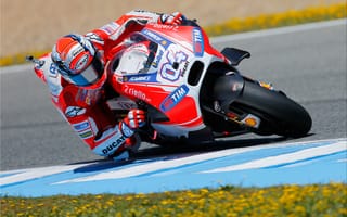 Картинка Поворот, Ducati, MotoGP, Andrea Dovizioso