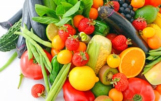 Обои vegetables, овощи, fresh, фрукты, ягоды, berries, fruits