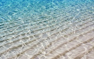 Картинка море, безмятежность, песок, волны