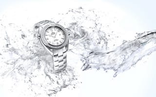Картинка часы, Seamaster, вода, Omega